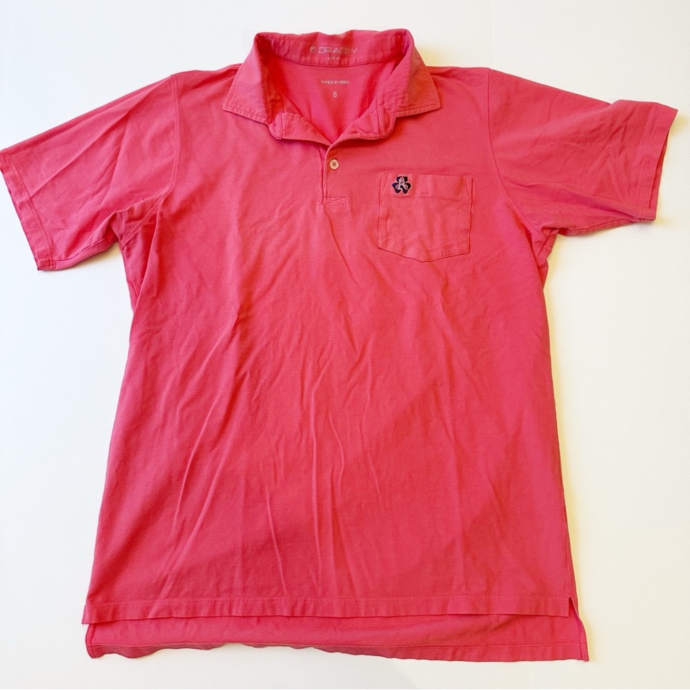 B Draddy Pima Polo, Pink Coral, Small